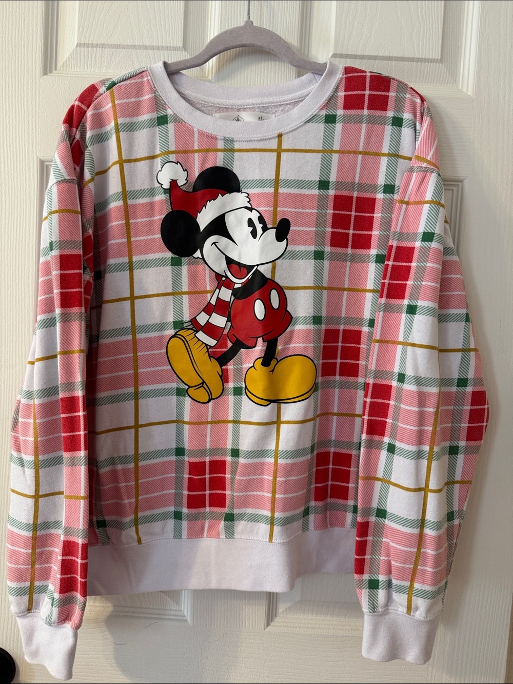 Disneys Mickey Mouse Holiday Plaid
